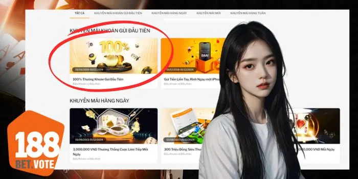 {8} Chương trình <strong>100% Thưởng Khoản Gửi Đầu Tiên 188Bet</strong> là một cơ hội đáng để tham gia.