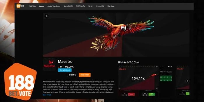 {9} Giải mã lý do Maestro thu hút hàng triệu cược thủ