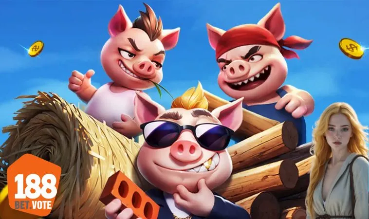 {10} Trong <strong>Ba Chú Heo Điên</strong> , bạn sẽ tìm thấy tính năng quay miễn phí cực kỳ thú vị.